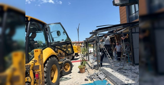 Ruhsatsız Genişletilen İş Yerlerine Yıkım