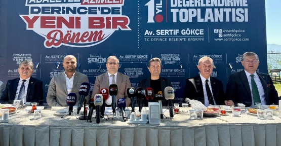 BAŞKAN GÖKÇE:“BİR YILDA SÖZÜMÜZÜ TUTTUK  HALKTAN ALDIĞIMIZI HALKA VERDİK”