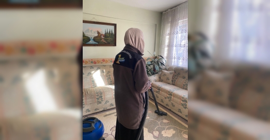 Evlatlardan Bayram Temizliği Desteği