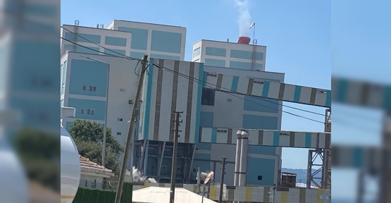 Fabrikanın Çatısında Yangın Çıktı