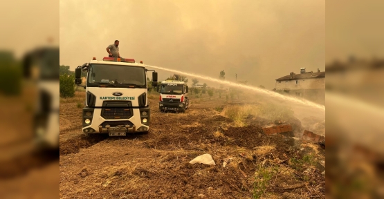 Kartepe Belediyesi’nden Taraklı Yangınına Müdahale Desteği