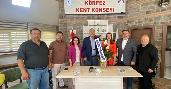 Kent Konseyi Başkanı Ahmet Önal Bu Kez Körfez’li Muhtarlari Ağırladı