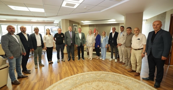 KÖRFEZ KENT KONSEYİ’NDEN  BAŞKAN BÜYÜKAKIN’A ZİYARET