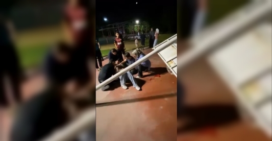Parkta Korku Dolu Anlar: Pota Devrildi, 17 Yaşındaki Genç Yaralandı