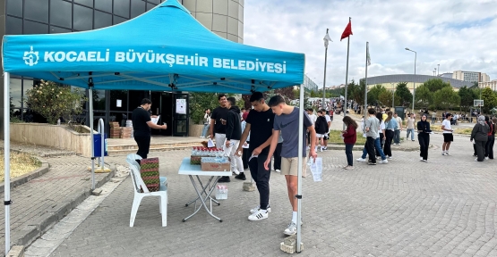 YKS Günü İkramlar Büyükşehir’den