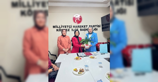 AK Parti Kadın Kolları’ndan MHP’ye Ziyaret