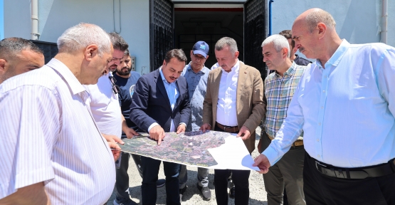 Büyükakın, Cumaköy ve Ovacık'taki Altyapı Çalışmalarını İnceledi