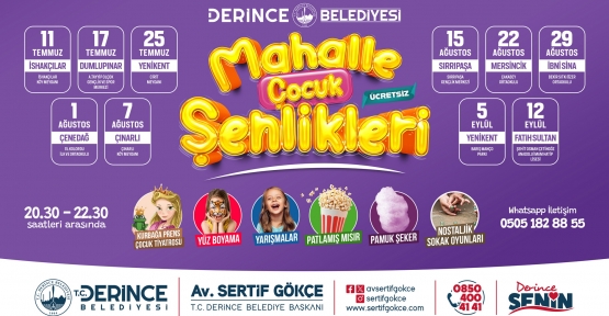 Çocukların Yaz Neşesi İshakçılar’da Başlıyor