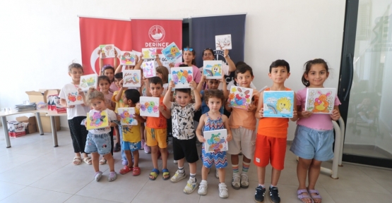 Derince’de Çocuklar Hem Eğleniyor Hem Öğreniyor