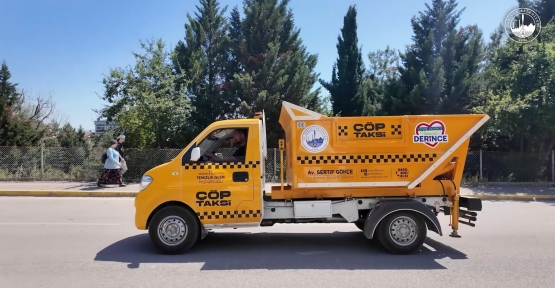 Derince’de Temizlikte Yeni Dönem:  Çöp Taksiler Hizmete Başladı