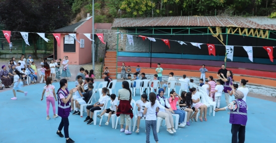 İzmit’in Yaz Eğlencesi Terzibayırı’nda Çocuklarla Buluştu