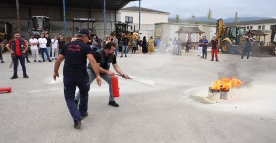 Kartepe Belediyesi'nde Gerçeğini Aratmayan Tatbikat