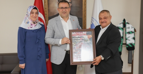 Kocaeli Meydan Gazetesi’nden  Başkan Gökçe’ye Nezaket Ziyareti