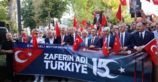KOCAELİ TEK YÜREK OLDU: MEYDAN DOLUP TAŞTI