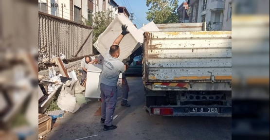 Körfez’de Hacimli Atıklar Düzenli Toplanıyor