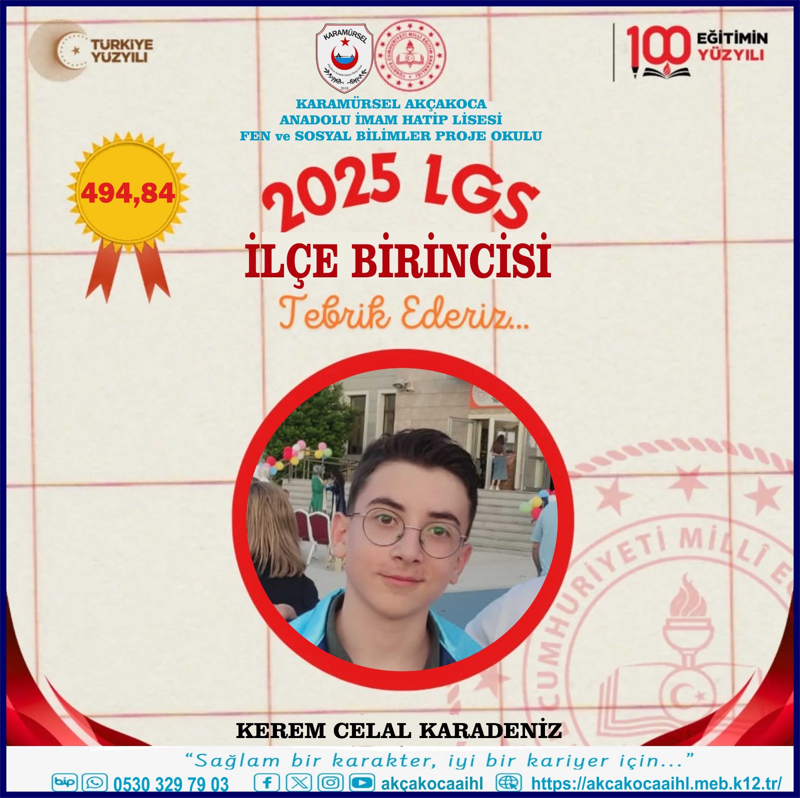 LGS’de Karamürsel Başarısı