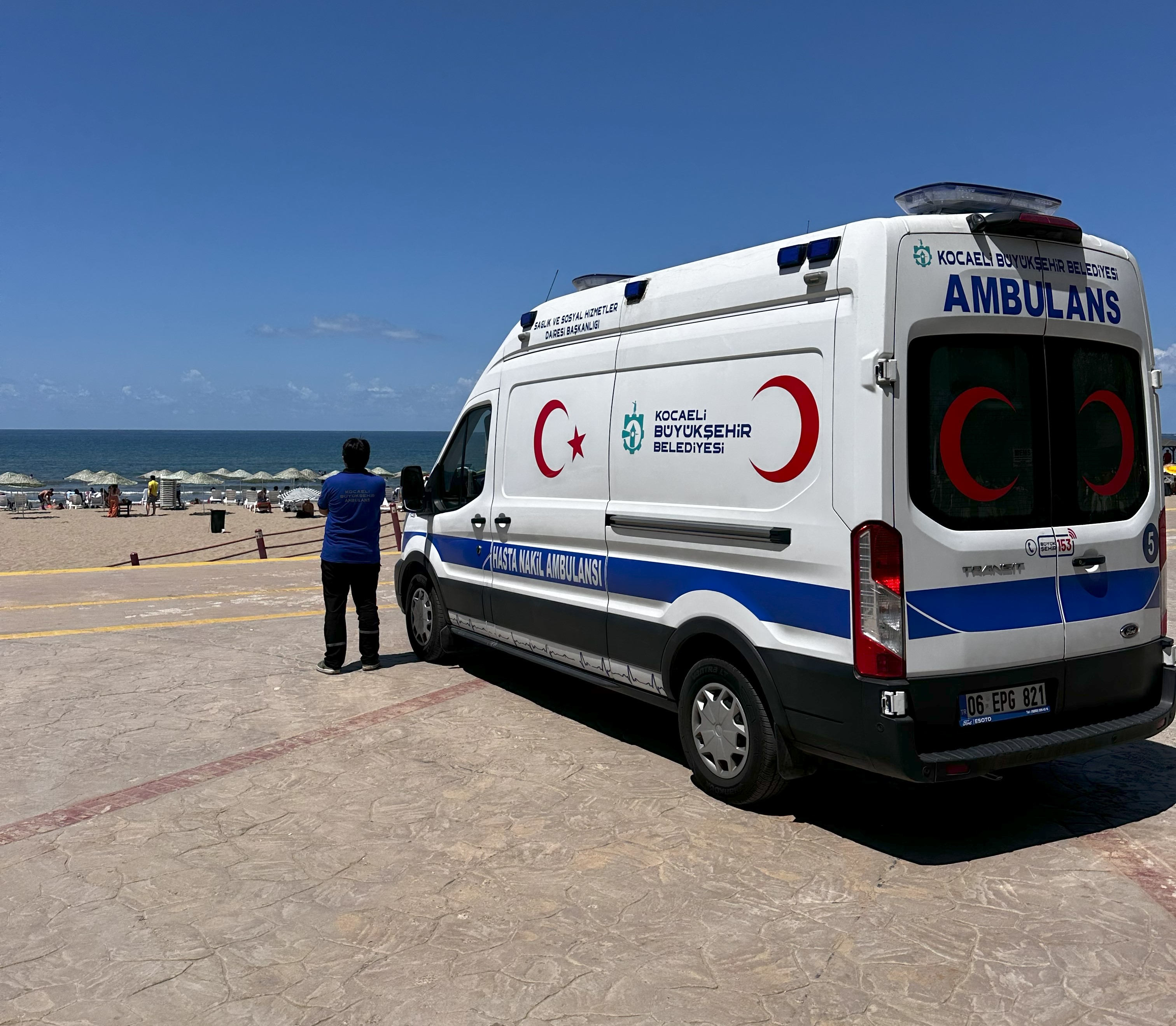Nakil Ambulans Ekipleri Sahillerde Nöbette