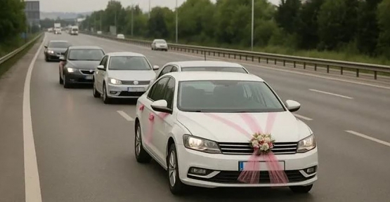 DÜĞÜN KONVOYUNDA TRAFİĞİ TEHLİKEYE SOKANLARA 26 BİN 659 TL CEZA