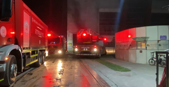Geri Dönüşüm Fabrikasında Yangın: Bir Kişi Dumandan Etkilendi