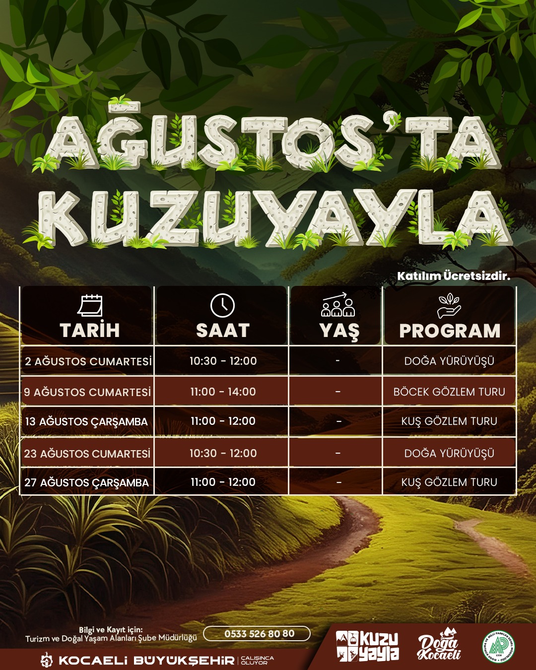 Ormanya Ve Kuzuyayla’nın Keşif Dolu Ağustos Takvimi