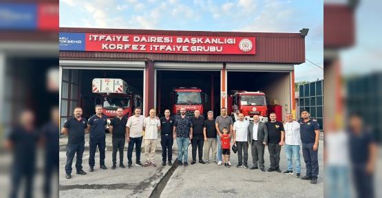 Yarımcalılar’dan İtfaiyeye Destek