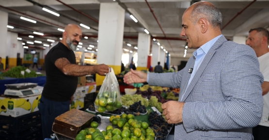 Başkan Söğüt’ten Pazar Ziyareti