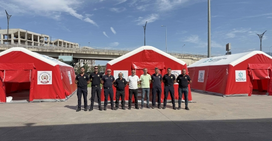 Bu Çadırlar Büyükşehir İtfaiyesini Daha Güçlü Kılacak