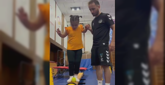 Körfez’de Özel Çocuklara Özel Spor Çalışmaları