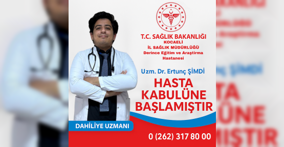 SBÜ Derince Eğitim ve Araştırma Hastanesine Yeni İç Hastalıkları Uzmanı