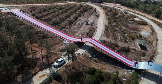 TÜRKİYE'NİN EN BÜYÜK KAYDIRAĞI GEBZE'DE İNŞA EDİLİYOR