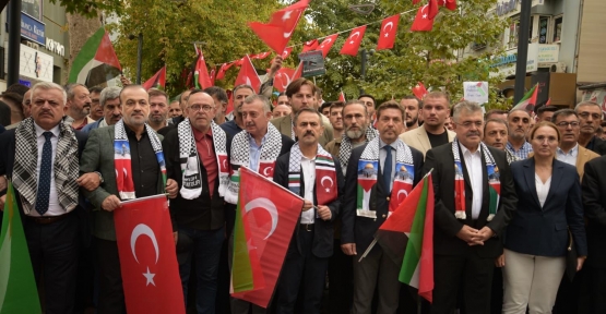 Vali İlhami Aktaş, Kocaeli’de Filistin İçin SUMUD Mitingine Katıldı