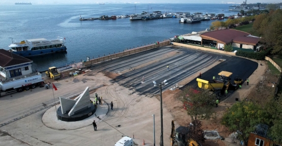 1 Mart Vapur İskelesi Otoparkı Yüzde 85 Tamam