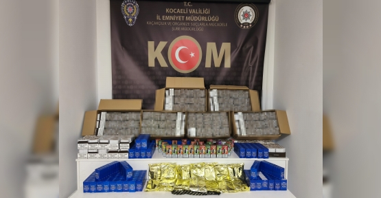 Kocaeli'de 68 Bin Adet Doldurulmuş Makaron Ele Geçirildi