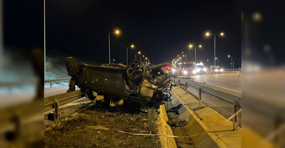 KUZEY MARMARA OTOYOLU’NDA FECİ KAZA : 2 ÖLÜ, 5 YARALI