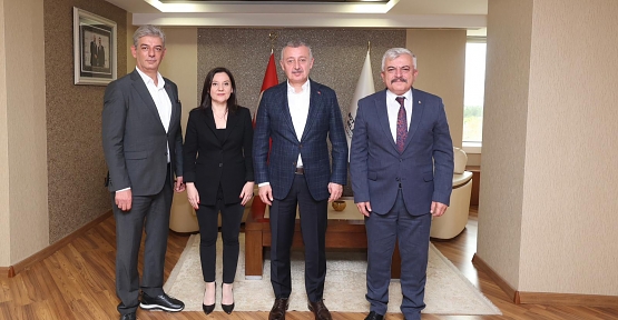 Türkgün Heyetinden  Başkan Büyükakın’a ziyaret