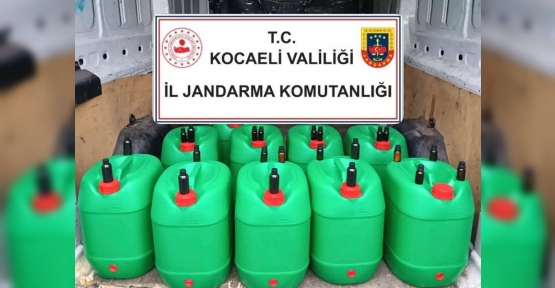 400 LİTRE SAHTE ALKOL ELE GEÇİRİLDİ