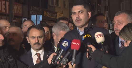 BAKAN KURUM: "GEBZE'DE BUGÜN İTİBARİYLE 16 BİNA TAHLİYE EDİLDİ"