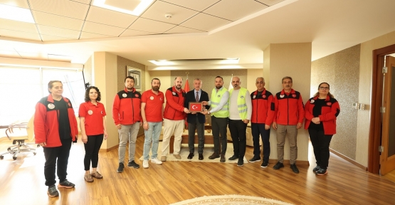 Başkan Büyükakın’a Ziyaretçi Akını