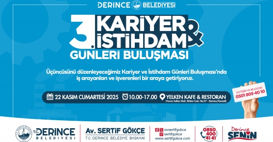 Derince’de Kariyer ve İstihdam Günleri Buluşması