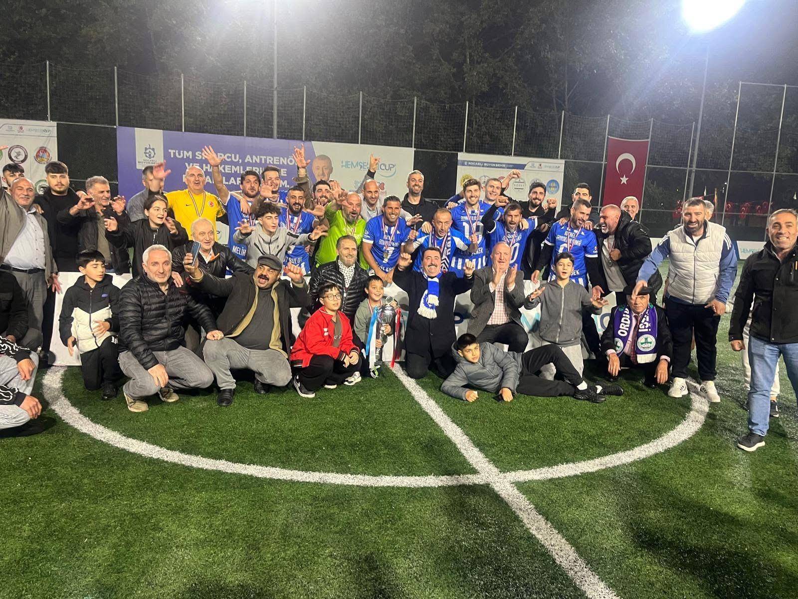 Hemşeri Dernekleri Turnuvasının Şampiyonu: Kocaeli Erzurumlular Derneği