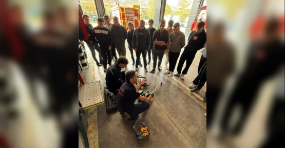 KOÜ Öğrencilerine İtfaiye Teşkilatı Tanıtıldı
