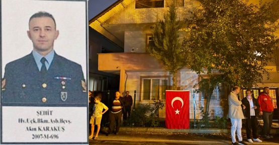 Sakaryalı Şehidin Baba Ocağına Türk Bayrağı Asıldı