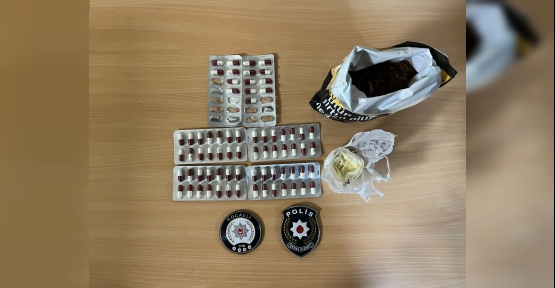 3 Kişinin Üstünde 71 Sentetik Ecza Hap Ele Geçirildi