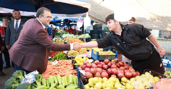 Başkan Gökçe’den Yavuz Sultan’da Pazar Ziyareti