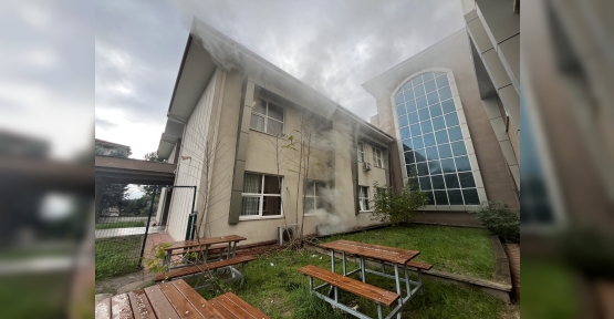 İlkokulda Yangın Paniği