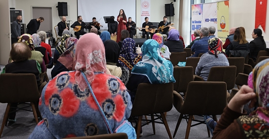 “KO-MEK Vefası” Huzurevinde Neşe Saçtı