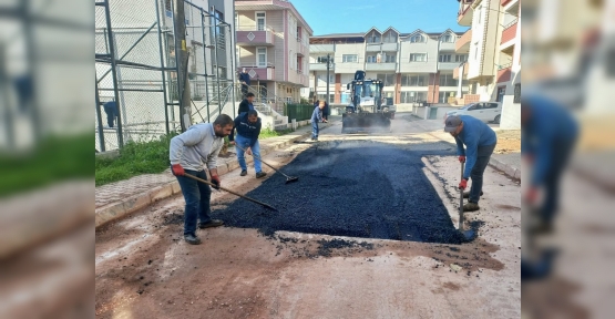 Körfez’de Yol İyileştirme Çalışmaları Sürüyor