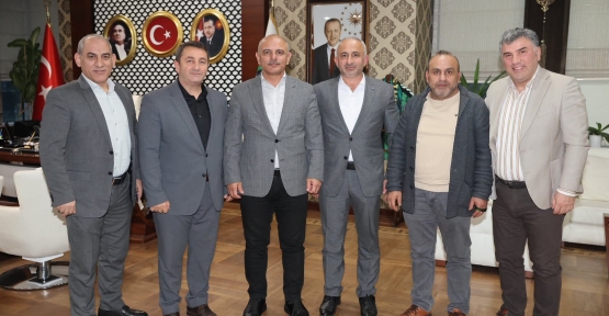 Muşlulardan, Kaymakam Ve  Belediye Başkanı Ziyareti