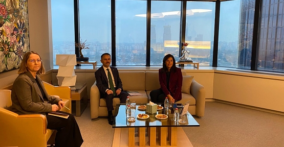 Vali Aktaş'tan, Sabancı Vakfı Genel Müdürü Nevgül Bilsel Safkan'a Ziyaret