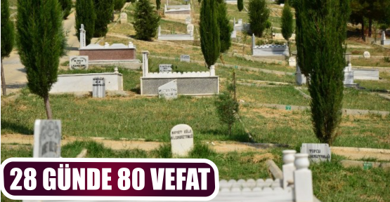 28 GÜNDE 80 VEFAT